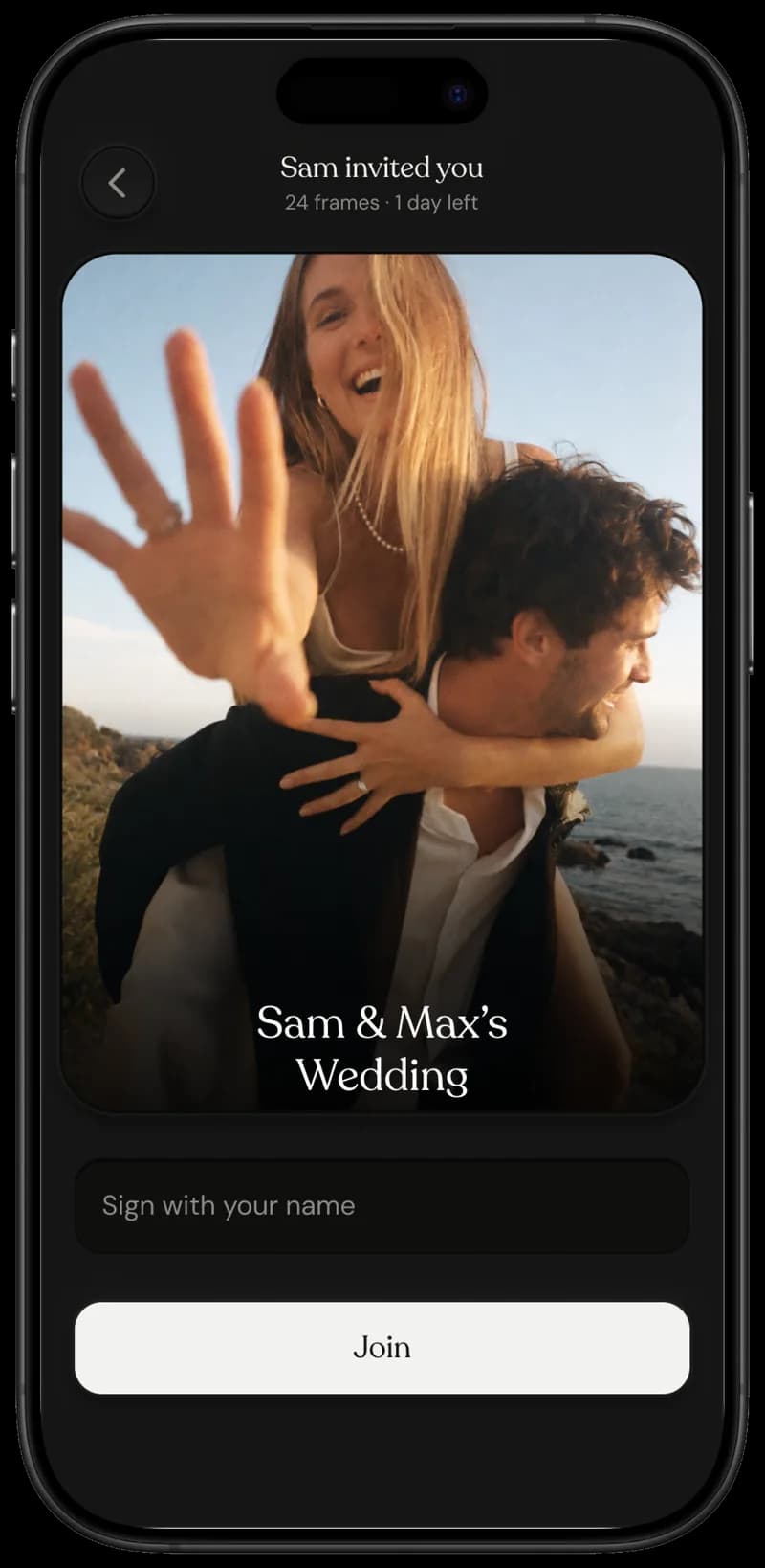Keeps Create Event screen